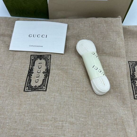 Men’s Gucci Mac 80 low top leather sneakers size 10 made in Italy - Picture 11 of 11